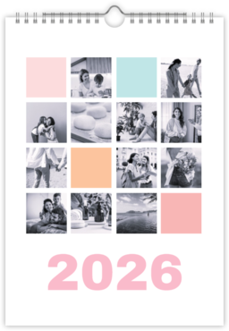 Fotokalendar nástenný mesačný na výšku z fotiek - Harmonie