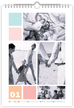 Fotokalendar nástenný mesačný na výšku z fotiek - Harmonie
