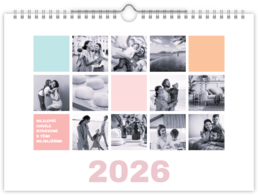 Fotokalendár nástenný mesačný na šírku - Harmonie
