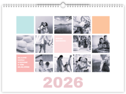 Fotokalendár exkluzív nástenný mesačný na šírku - Harmonie