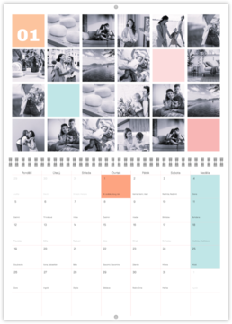 Nástěnný plánovací fotokalendář - Harmonie 