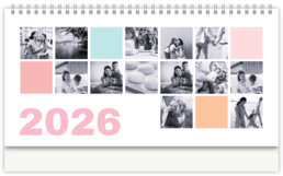 Stolní fotokalendář s vlastními jmény - Harmonie 