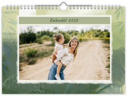 Fotokalendář nástěnný na šířku - Měsíc