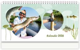Stolní fotokalendář s vlastními jmény - Rybár