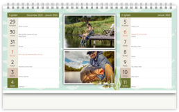 Stolní fotokalendář s vlastními jmény - Rybár