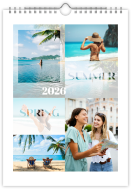 Fotokalendar nástenný mesačný na výšku z fotiek - Season