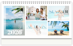 Stolní fotokalendář s vlastními jmény - Season