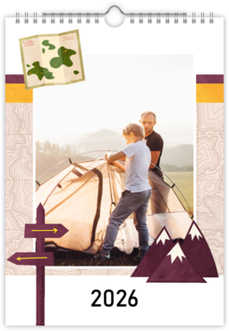 Fotokalendář nástěnný na výšku - Vrstevnice