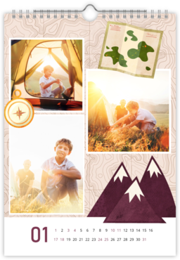 Fotokalendář nástěnný na výšku - Vrstevnice