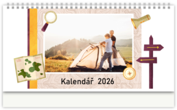 Stolní fotokalendář s vlastními jmény - Vrstevnice