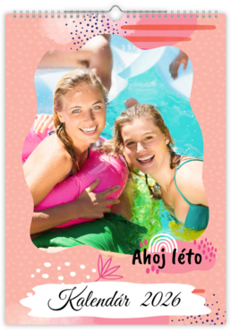 Fotokalendar exkluzív na výšku - Leto abstract