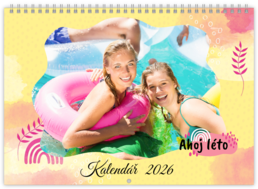 Nástěnný plánovací fotokalendář - Léto abstract