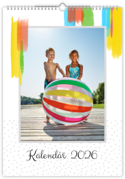 Fotokalendář exklusiv na výšku - Bright minimalist