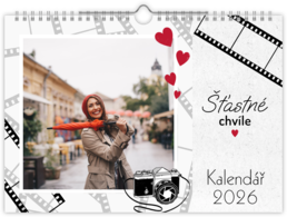 Fotokalendár nástenný mesačný na šírku - Photographer 