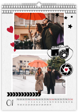 Fotokalendář exklusiv na výšku - Photographer 