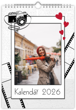Fotokalendar nástenný mesačný na výšku z fotiek - Photographer 