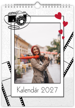 Fotokalendar nástenný mesačný na výšku z fotiek - Photographer 