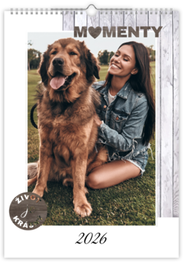 Fotokalendář exklusiv na výšku - Wood 