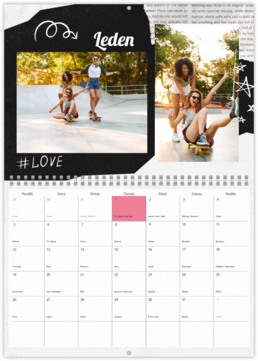 Nástenný plánovací fotokalendar - Teenagers 