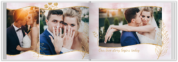 Fotolibro orizzontale con copertina rigida e carta di qualità - Wedding Pink