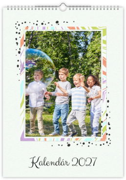Fotokalendar nástenný mesačný na výšku z fotiek - Color Mosaik