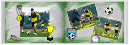 Fotolibro orizzontale con copertina rigida e carta di qualità - Calcio