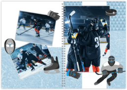 Fotolibro Perfetto: Rilegatura a Spirale - Hockey