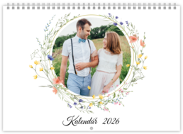 Nástenný plánovací fotokalendar - Minimalist meadow