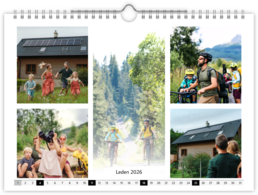 Fotokalendár nástenný mesačný na šírku - Hmla