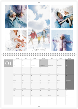 Nástenný plánovací fotokalendar - Hmla