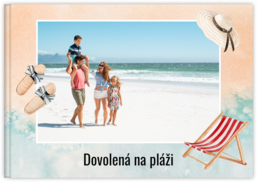 Fotolibro orizzontale con copertina rigida e carta di qualità - Beach