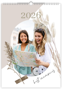 Fotokalendar exkluzív na výšku - Dry Flowers 