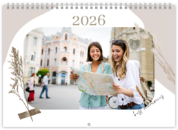 Nástěnný plánovací fotokalendář - Dry Flowers