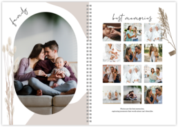 Fotolibro Perfetto: Rilegatura a Spirale - Dry Flowers