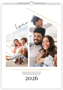 Fotokalendář exklusiv na výšku - Family Home
