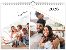 Fotokalendár nástenný mesačný na šírku - Family Home 
