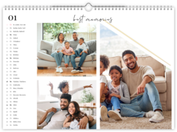 Fotokalendář exklusiv na šířku - Family Home