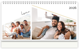 Stolní fotokalendář s vlastními jmény - Family Home