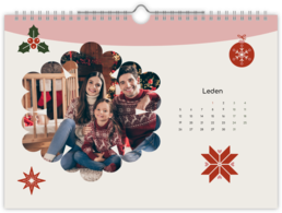 Fotokalendár nástenný mesačný na šírku - Vianoce