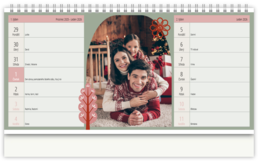 Stolní fotokalendář s vlastními jmény - Vianoce