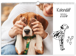 Fotokalendář exklusiv na šířku - Dog