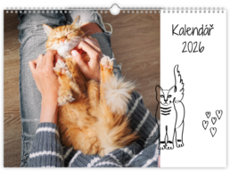 Fotokalendář exklusiv na šířku - Cat 