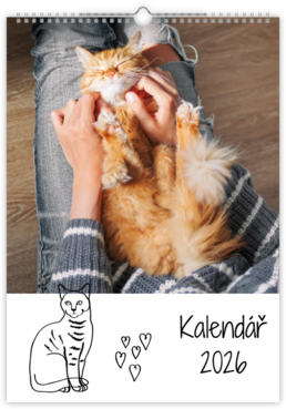 Fotokalendář exklusiv na výšku - Cat 