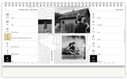 Stolní fotokalendář s vlastními jmény - Letokruhy