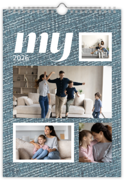 Fotokalendar nástenný mesačný na výšku z fotiek - To sme my