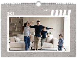 Fotokalendár nástenný mesačný na šírku - To sme my