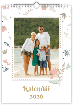 Fotokalendar nástenný mesačný na výšku z fotiek - Plants Ornament 