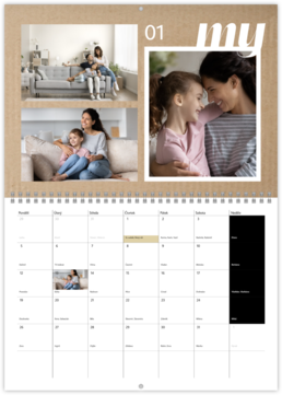 Nástenný plánovací fotokalendar - To sme my