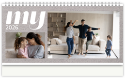 Stolní fotokalendář s vlastními jmény - To sme my