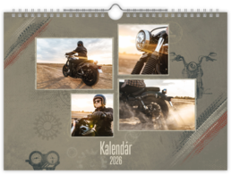 Fotokalendár nástenný mesačný na šírku - Driver